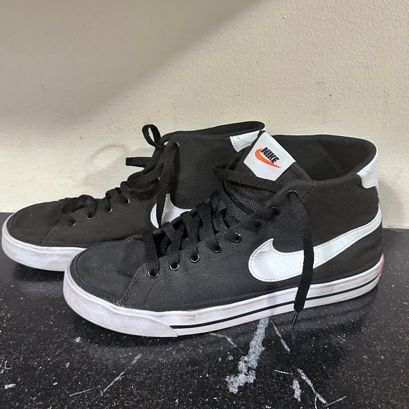 Nike Shoes - Nike Women’s Court Legacy Mid Sneaker - Black